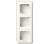 GIRA Carcasa AP 3f + marco estándar 55 crema 106301