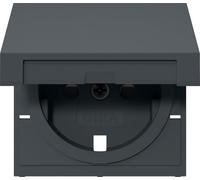 Gira Cover Schuko System 55 Anthracite HC SH - 494228
