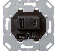 Gira Fuente de Alimentación USB 2 Puertos Tipo A/C Unidad Base Negro - 236900