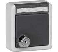 Gira IP44 Toma Schuko Con Cerradura Y Marco De Etiqueta - 456735