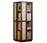 Gira la librería, Estantería giratoria Simple de pie Creativa múltiples estantes Espacio Elevado Puede Contener artículos más Grandes Adecuado for casa, Escuela y Negocios