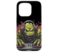 Gira los ritmos con un ogro de fiesta en la cabina de DJ Carcasa para iPhone 15 Pro