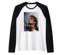Gira Mundial en Directo de Michael Jackson Bad Album 1988 Camiseta Manga Raglan