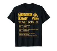 Gira Mundial: Genghis Khan - Imperio histórico Mongol Camiseta