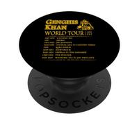 Gira Mundial: Genghis Khan - Imperio histórico Mongol PopSockets PopGrip Adhesivo