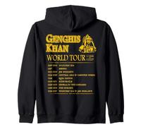 Gira Mundial: Genghis Khan - Imperio histórico Mongol Sudadera con Capucha