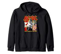 Gira norteamericana de AC/DC 1980 Vintage Rock Sudadera con Capucha