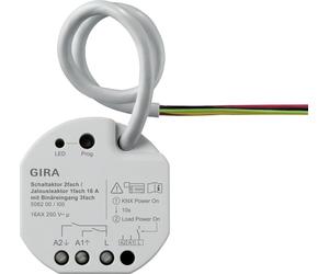 Gira One Interruptor De 2 Gang 16A KNX Actuador Seguro - 506200