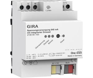 Gira One KNX Fuente De Alimentación 640mA Con Choke Integrado - 213000