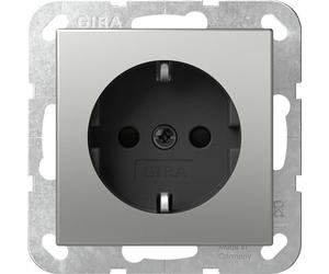 Gira Sistema 55 Acero Inoxidable Toma SCHUKO - 4188600