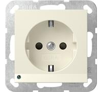 Gira Sistema 55 Toma De Seguridad Led 16A 250V Blanco Crema - 417001