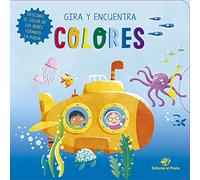 Gira y encuentra - Colores: Libro cartón con rueda para bebés 0 a 3 años - Aprende colores y motricidad: 1