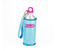 Girabrilla Botella ecológica Eco 24h 500 ml Aluminio con un Brillante Revestimiento Extraíble de lentejuelas-02534C, Color Sparkly Aguamarina/Nube (Nice Group 02534C)