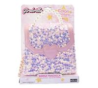 Girabrilla Fashion - Bolso de mano con asa de perlas y correa