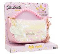 Girabrilla Glamour - Bolso Lulù Crush con asa de Cuentas, Correa y Colgantes de corazón