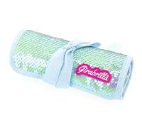 Girabrilla Nice Group - Estuche Tipo Puffer de Escuela para niñas y Chicas, Efecto plumón, Color Turquesa