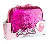 Girabrilla Nice Group Make Up Case, Estuche de Maquillaje - Magenta/Plata
