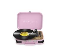 Giradiscos manual PRIXTON Vc600 Rosa Velocidad: 33 1/3 45 78