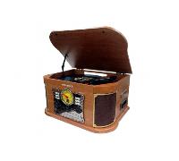 Sunstech PXRC52CD Tocadiscos Bluetooth Madera
