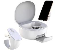 Girador de página con clicker - Anillo de desplazamiento remoto para videos cortos | Zoom de soporte antideslizante para tabletas, cámara, lectura, video, fotos, selfies, grabación, viajes, trabajo