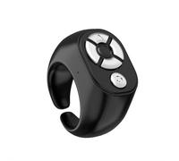 Girador de páginas inalámbrico Bluetooth y anillo de control remoto para teléfonos y tabletas, clicker portátil para fotos, videos y pasajes de página, ideal para el hogar, viajes y coche