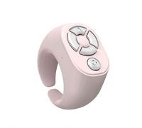 Girador de páginas inalámbrico Bluetooth y anillo de control remoto para teléfonos y tabletas, clicker portátil para fotos, videos y pasajes de página, ideal para el hogar, viajes y coche