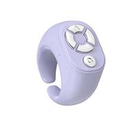 Girador de páginas inalámbrico Bluetooth y anillo de control remoto para teléfonos y tabletas, clicker portátil para fotos, videos y pasajes de página, ideal para el hogar, viajes y coche