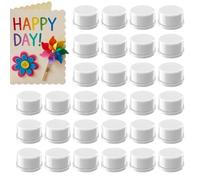 Giradores de tarjetas para hacer tarjetas, 30 piezas de joyería giratoria | Base de rodamiento giratoria para principiantes, entusiastas de las manualidades, álbumes de recortes, modelos, edificios