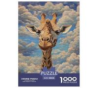 Girafa Puzzle 1000 Piezas para Adultos Animales Exclusivo Juguetes Desafiantes Multicolor DecoracióN Familiar 38x26cm/1000pcs