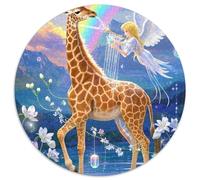 Giraffe 1000 Piece Jigsaw Puzzle For Adults Educational Games Stress Relief Puzzle Exercise The Memory of The Brain for Adults and Kids, Age 12 Years Up 1000pcs (67.5x67.5cm)