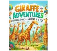 Giraffe Adventures: A Coloring Book for Giraffes in Action (Animal Adventures: Coloring Book Collection)