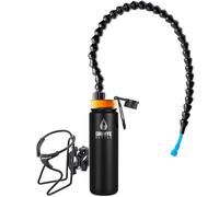 Giraffe Bottle Tower XL - Sistema de bebida manos libres, botella de acero inoxidable aislada, con soporte para botellas montado en tubo redondo (longitud 76 cm)