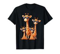 Giraffe Family Sunglasses Safari Zoo Animal Lover Giraffes Camiseta