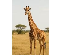Giraffe Standing Tall: Softcover writing journal - ideal for school, travel & gifts