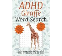 Giraffe Word Search Puzzle Book: Word Search with Easy-to-Read Print about Giraffes, Giraffes, ADHD | 6x9 inches 150 pages | 75 puzzles with solutions ... Gift for Vacation, Holidays and Free Time
