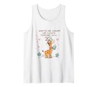 Giraffe's are Awesome I am Awesome Therefore I am a Giraffe Camiseta sin Mangas