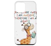 Giraffe's are Awesome I am Awesome Therefore I am a Giraffe Carcasa para iPhone 12 mini