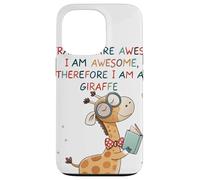 Giraffe's are Awesome I am Awesome Therefore I am a Giraffe Carcasa para iPhone 13 Pro