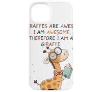 Giraffe's are Awesome I am Awesome Therefore I am a Giraffe Carcasa para iPhone 15 Plus