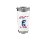 Girando 50 Margarita Opossum Funny Sarcastic 50th Birthday Humor Vaso térmico de acero inoxidable de doble pared