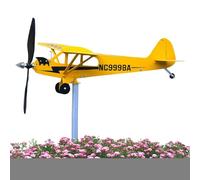 Girandola Per Aeroplano - Girandola Per Aeroplano, Banderuola Rotante In Metallo, Robusta Decorazione Da Giardino, Decorazione Da Giardino Di Lunga Durata | Meraviglioso Accento Esterno Per Portico, C