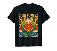 Girar hacia la filosofía del Girasol Ligero Camiseta