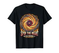 Girar La Noche Fuegos Artificiales Cielos Otoño Cerca Entusiasta Camiseta gráfica económica
