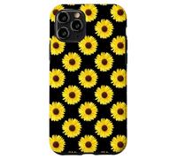 Girasol Amarillo Flor Patrón Lindo Cottage Core Floral Carcasa para iPhone 11 Pro