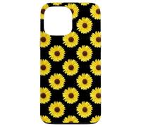 Girasol Amarillo Flor Patrón Lindo Cottage Core Floral Carcasa para iPhone 13 Pro MAX