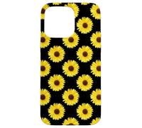 Girasol Amarillo Flor Patrón Lindo Cottage Core Floral Carcasa para iPhone 15 Pro MAX