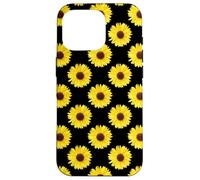 Girasol Amarillo Flor Patrón Lindo Cottage Core Floral Carcasa para iPhone 16 Pro