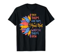 Girasol Colorido Head Start Camiseta