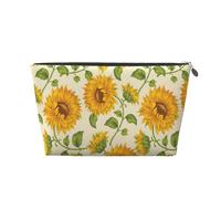 Girasol Dibujado, Bolsa de artículos de tocador Bolsa de Maquillaje Bolsa de cosméticos Bolsa de artículos de tocador de Viaje portátil