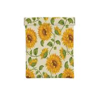 Girasol Dibujado, Squeeze Top Wallet Bolsa de Almacenamiento para Mujer Monedero pequeño Bolsa de Cambio